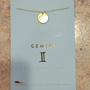 Gemini Gold Necklace